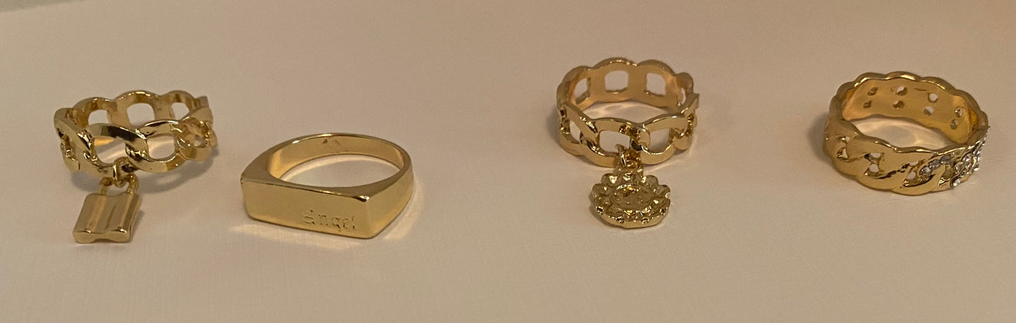 Stack Rings Gold Collection